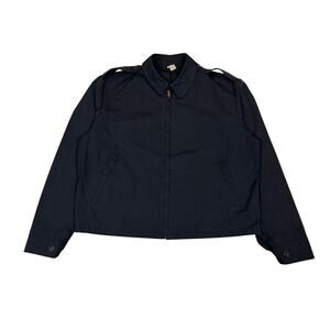 Vintage Creighton US Navy Military Windbreaker Jacket Men's 42R Made in USA 80s